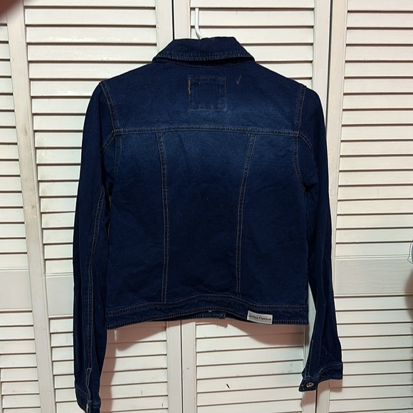Jean jacket dark wash with gems - Picture 2 of 2